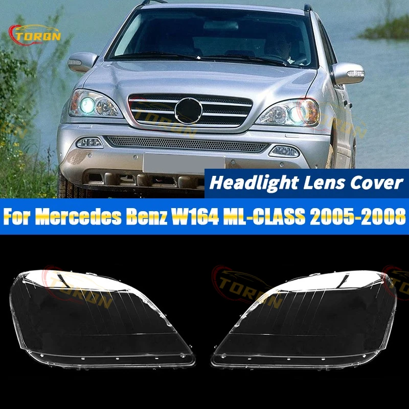 

For Mercedes Benz W164 ML-Class 2005 2006 2007 2008 Car Headlight Cover cap Headlamp Shade Head Lamp headlight lamp cover