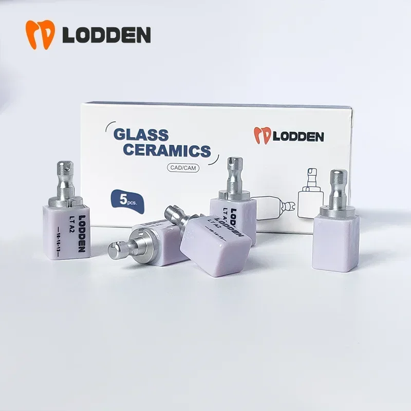 LODDEN Dental Lab Lithiumdisilicaat C14 Keramische Blokken HT/LT voor CAD CAM Sirona Cerec Fineer Tandarts Materialen 5 stks/doos