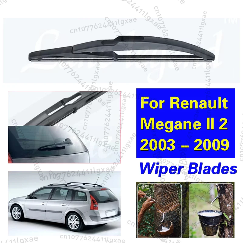 

Wiper 10" Rear Wiper Blade For Renault Megane II 2 Estate Sport Tour Grandtour 2003 - 2009 Windshield Windscreen Rear Window