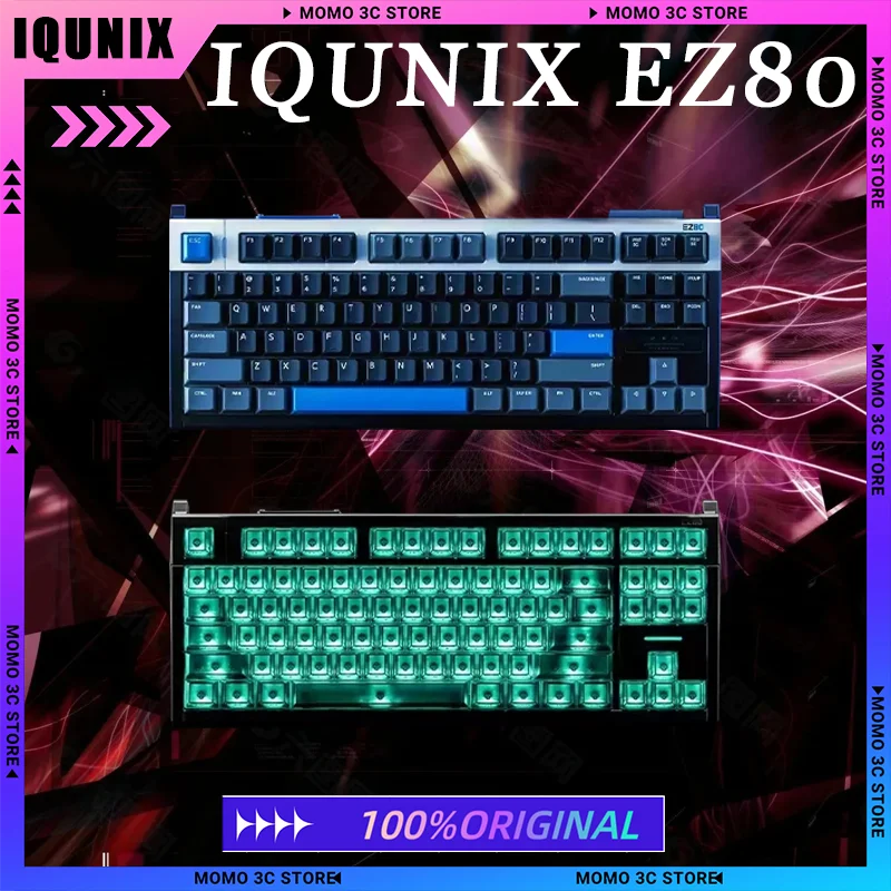 

IQUNIX EZ80 Magnetic Keyboard Wired 8k Polling Rate Magnetic Switch Aluminum Alloy Gasket Structure Gaming Keyboard Pc Accessory