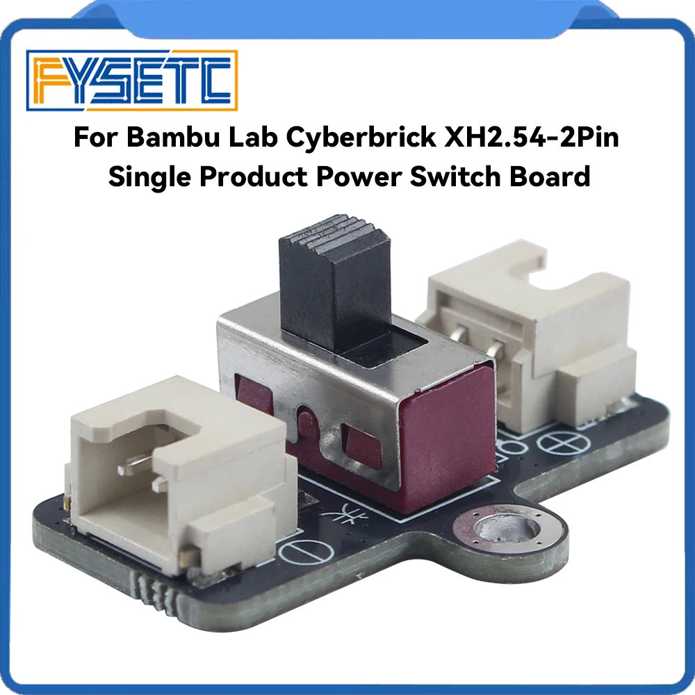 For Bambu Lab CyberBrick Power Switch Module with 2Pin XH2.54 Connector High Quality Electronic Accessories for Bambu lab