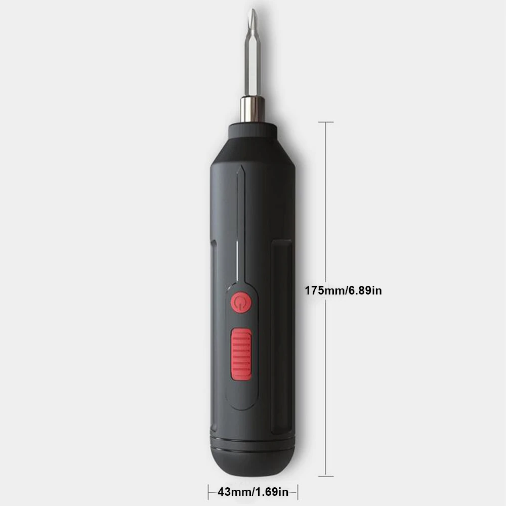 Portable Rechargeable Electric Screwdriver USB Charging M3 Screwdriver With LED Light Household Appliance Repair Tool