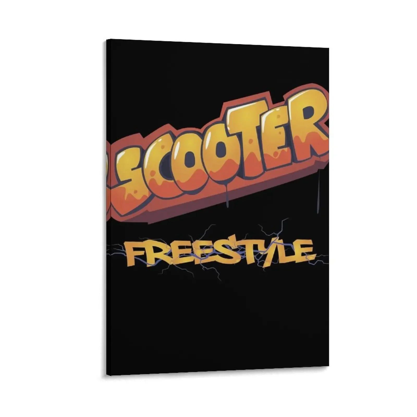 

Stunt freestyle scooter dark. Tag Canvas Painting anime decoration anime figure vintage home decor photos for living room