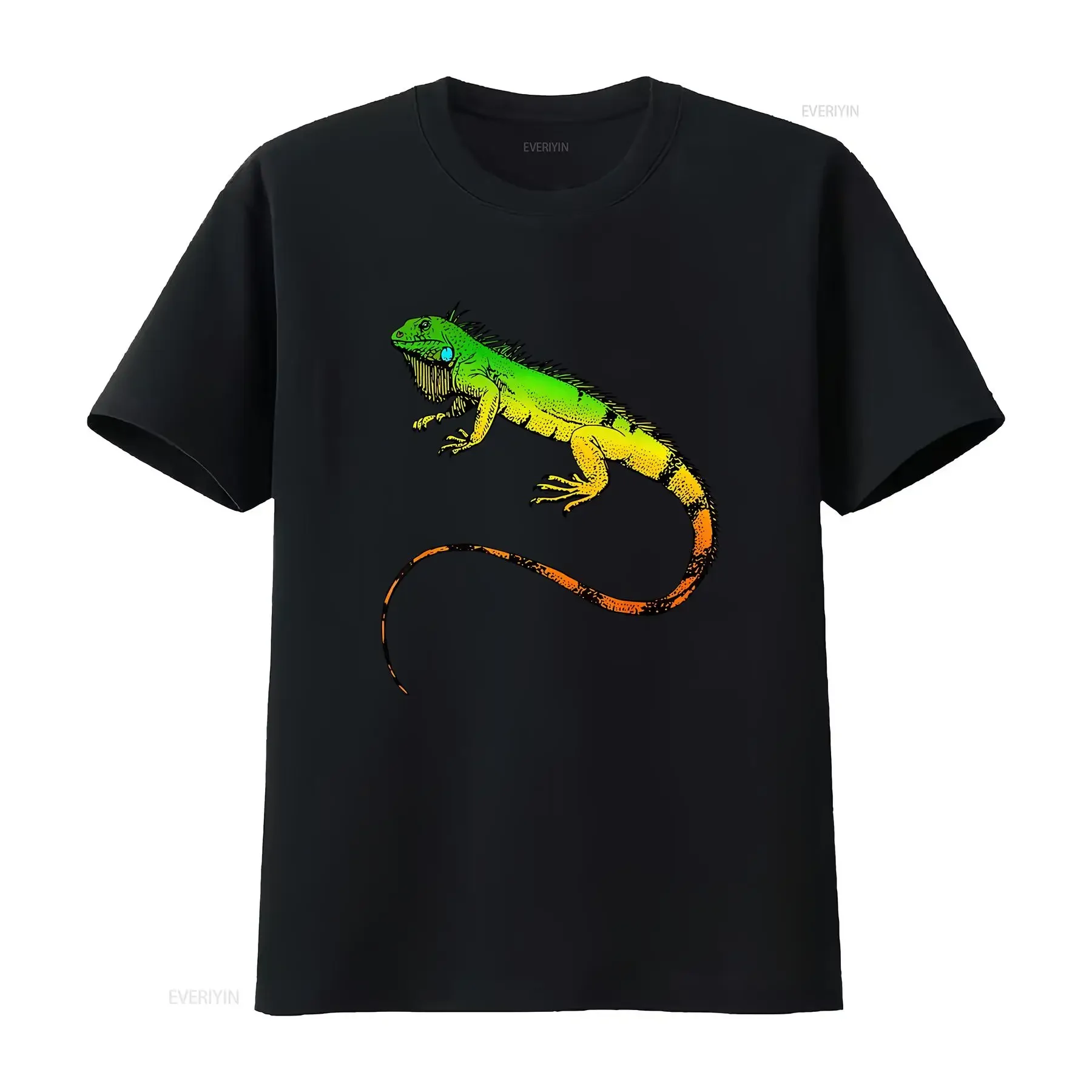 Iguana Lizard T Shirt Beautiful  vintage Washed Breathable streetwear graphic Stylish Comfortable designer clothes Unisex