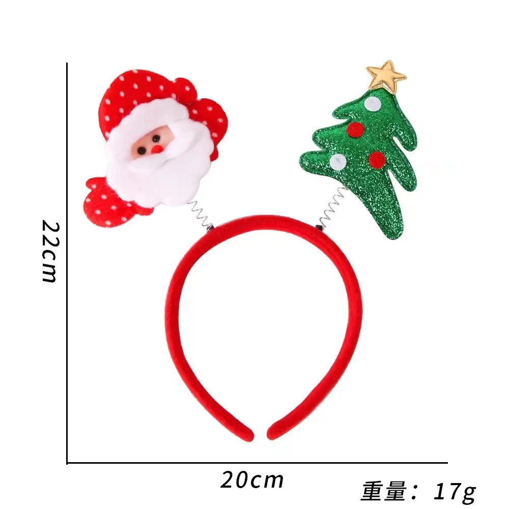 3PCS Holiday Headbands Cute Christmas head hat topper Annual Holiday Seasons Themes Christmas Party Christmas Dinner photo booth