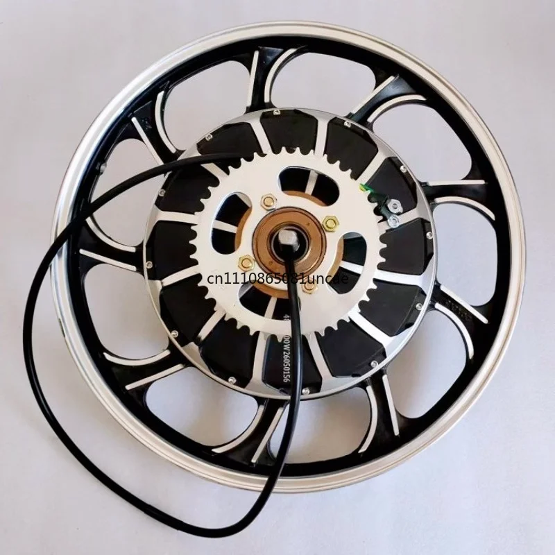 For 17 Inch 48V 1500W Aluminum Alloy Brushless Hub Motor Drum Brake E-bike Driving Motor
