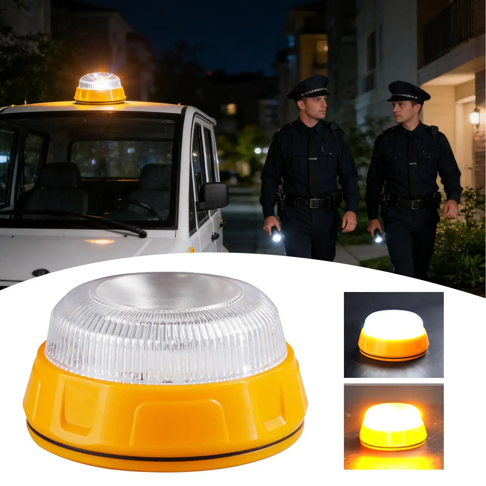 

V16 Floodlights Outdoor Waterproof Magnetic LED Car Warning Beacon Lights For Roadside Accident & Truck Hazard Signal Light