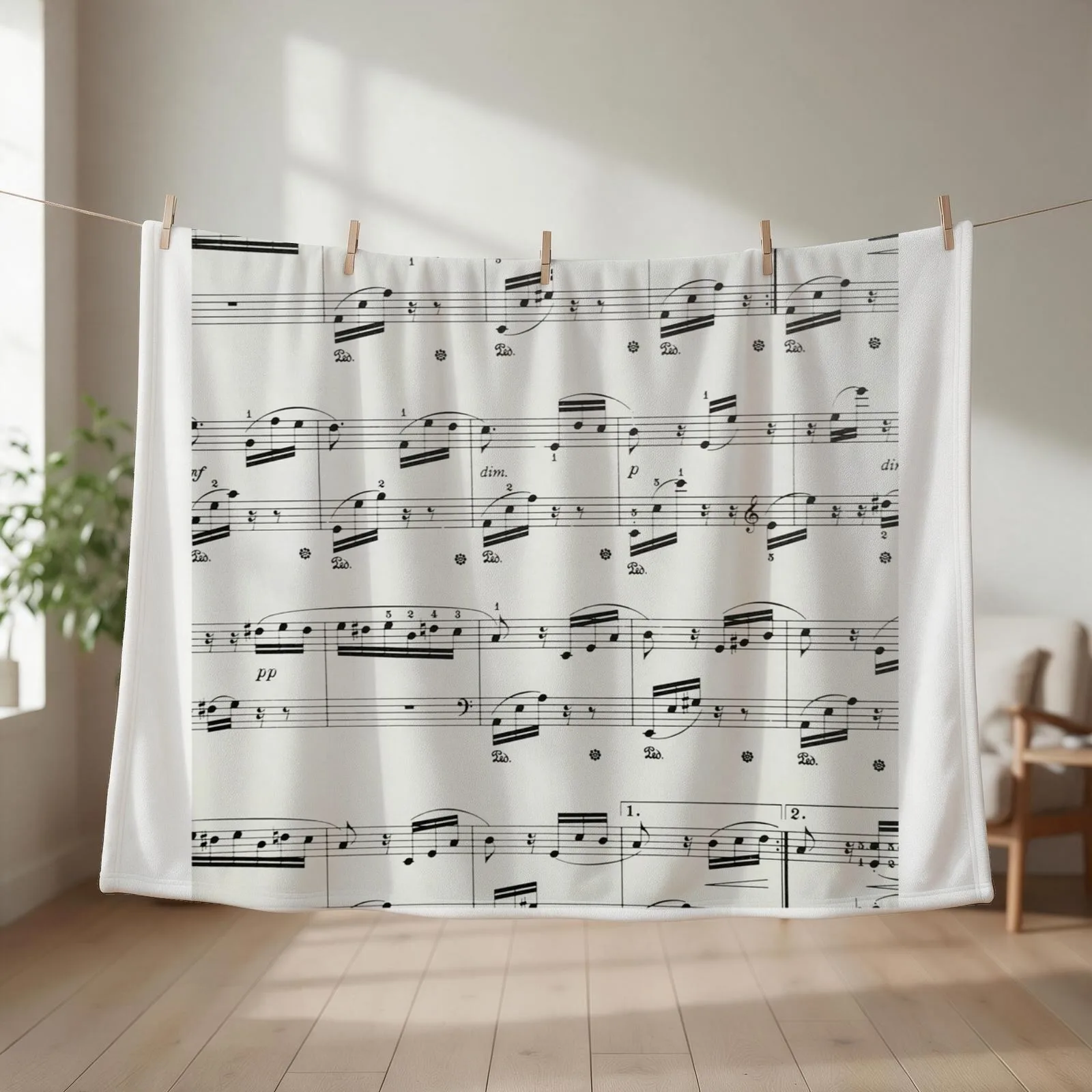 Fur Elise by Ludwig van Beethoven Throw Blanket bed plaid Cute Furry Sofa Throw Blankets