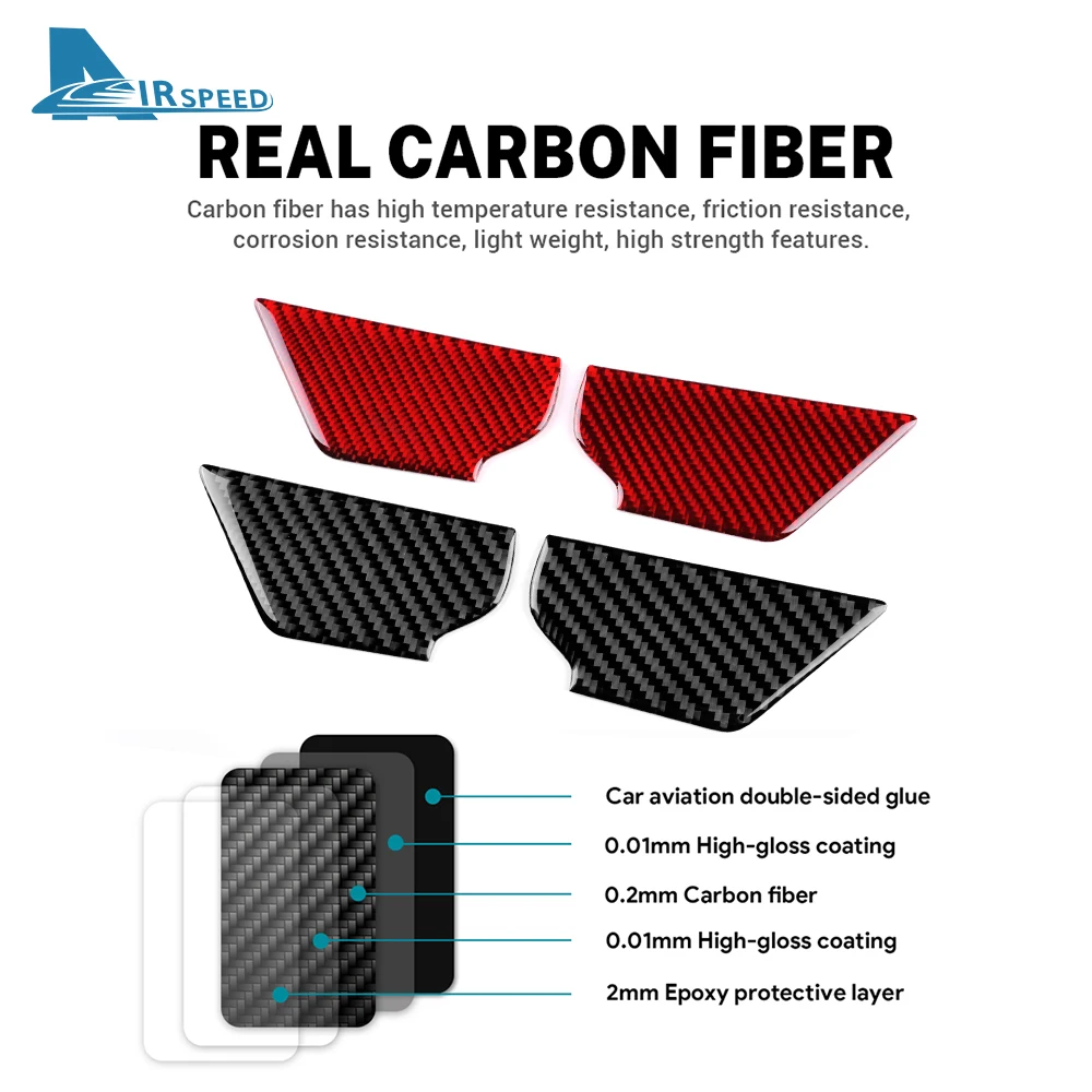 حقيقي لينة ألياف الكربون ملصق لمازدا 3 2019-2025/CX-30 2020-2025 LHD RHD باب السيارة الداخلي السلطانية لوحة الداخلية اكسسوارات الكسوة