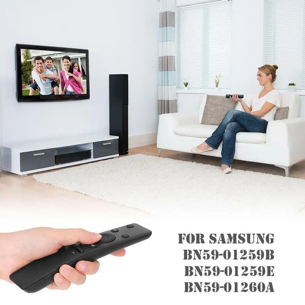 Mando a distancia de TV inteligente, 1 unidad, botón grande, para Samsung BN59-01260A, BN59-01259B/E/D, BN59-01260A