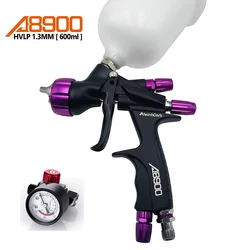 A8900 HVLP 1.3mm Pneumatic Paint Spray Gun High Atomization Car Furniture Varnish Water Based Paint Varnish Paint Varnish Spray