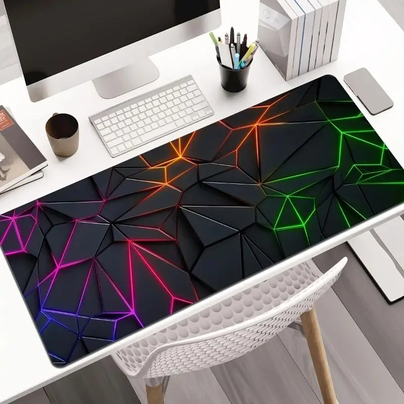 Hexagon Mouse Pad  Edged Waterproof Desk Mat 1PC Perfect for Computer Gaming Home Office Decor