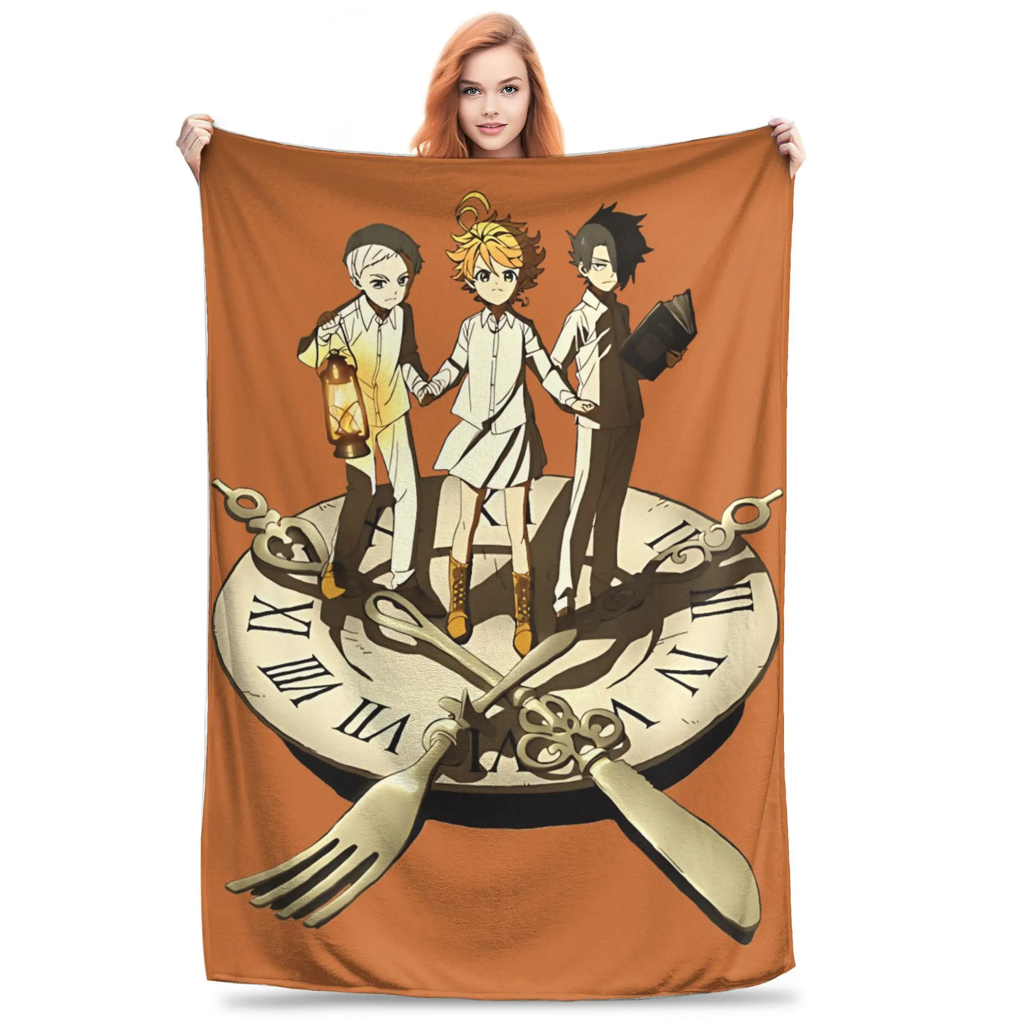 بطانية دافئة ناعمة التخييم وعد نيفرلاند رمي بطانية إيما راي نورمان الثلاثي الفانيلا المفرش رقيق غطاء سرير أريكة