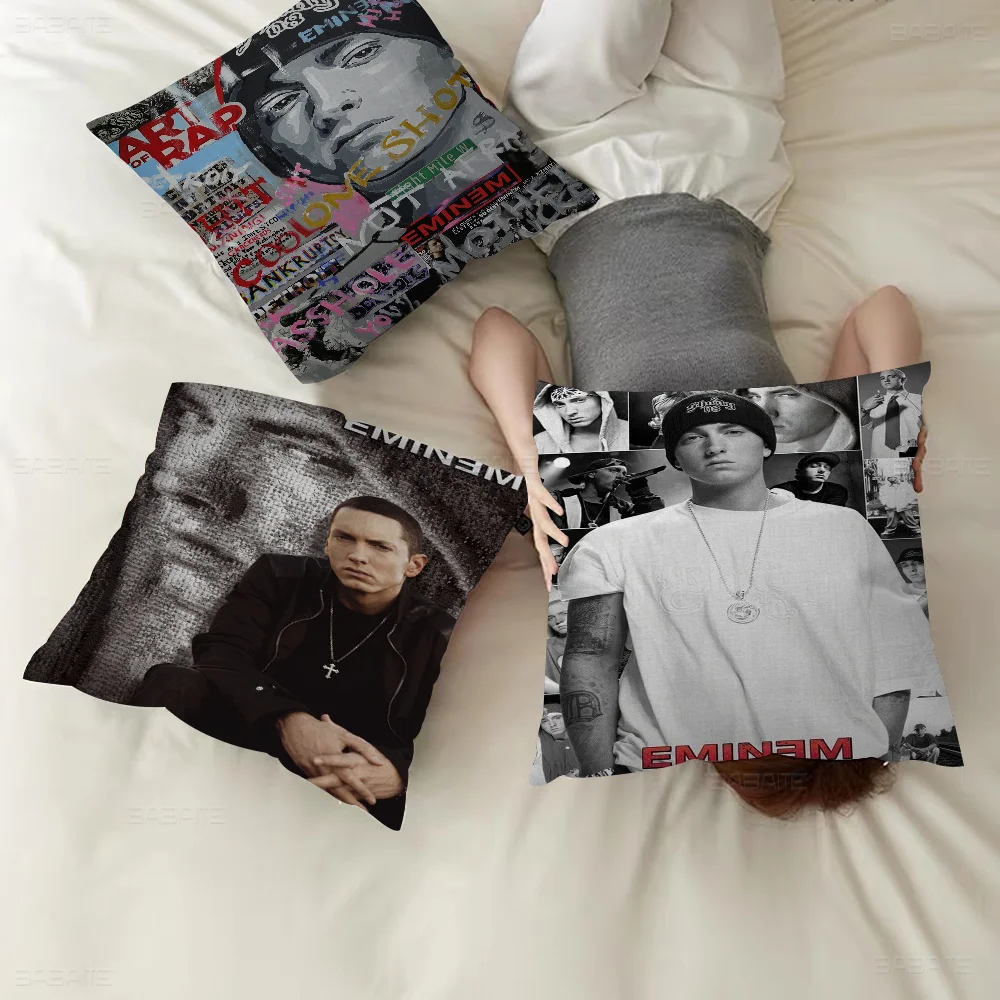 E-Eminemes 8 Mile Pillowcase Toon Gift Cushion Cover Bedroom Home Sofa Chair Seat Decor Pillow Case