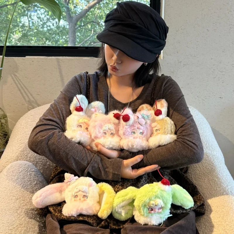 حقيقي LuckyDeerNai غامض الجليد سلسلة صندوق أعمى لطيف أفخم دمية حقيبة سلسلة مفاتيح سحر هدية عيد ميلاد للفتيات والنساء #6