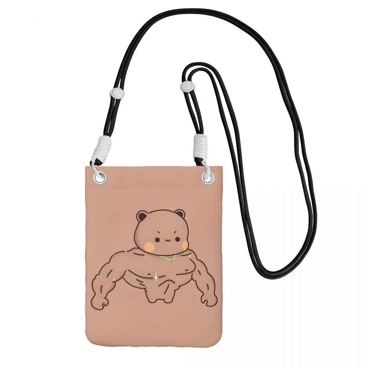 

Custom Bubu Dudu Carry A Mobile Phone Bag Diagonally Women Men Animation Shoulder Crossbody Bag Detachable Shoulder Strap Walk