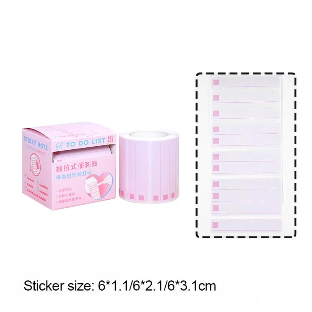 Transparent Pearl Pearlescent Sticky Tabs Back Full Adhesive Aesthetic Stationery Sticky Notes Writable Blank