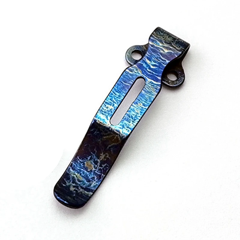 คลิปหนีบกระเป๋าทำจากไทเทเนี่ยมแบบมีดลึกสำหรับทำมาตรฐาน griptillian bugout 535 940ชิ้นส่วน Emerson Commander Protech