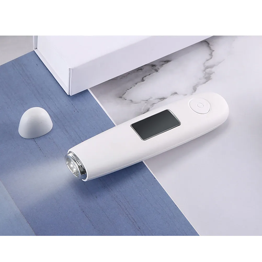 1Pcs White Personal Skin Tester Skin Care Analyzer Dryness Oil Moisture Whitening Degree Check Beauty Device for Home Use