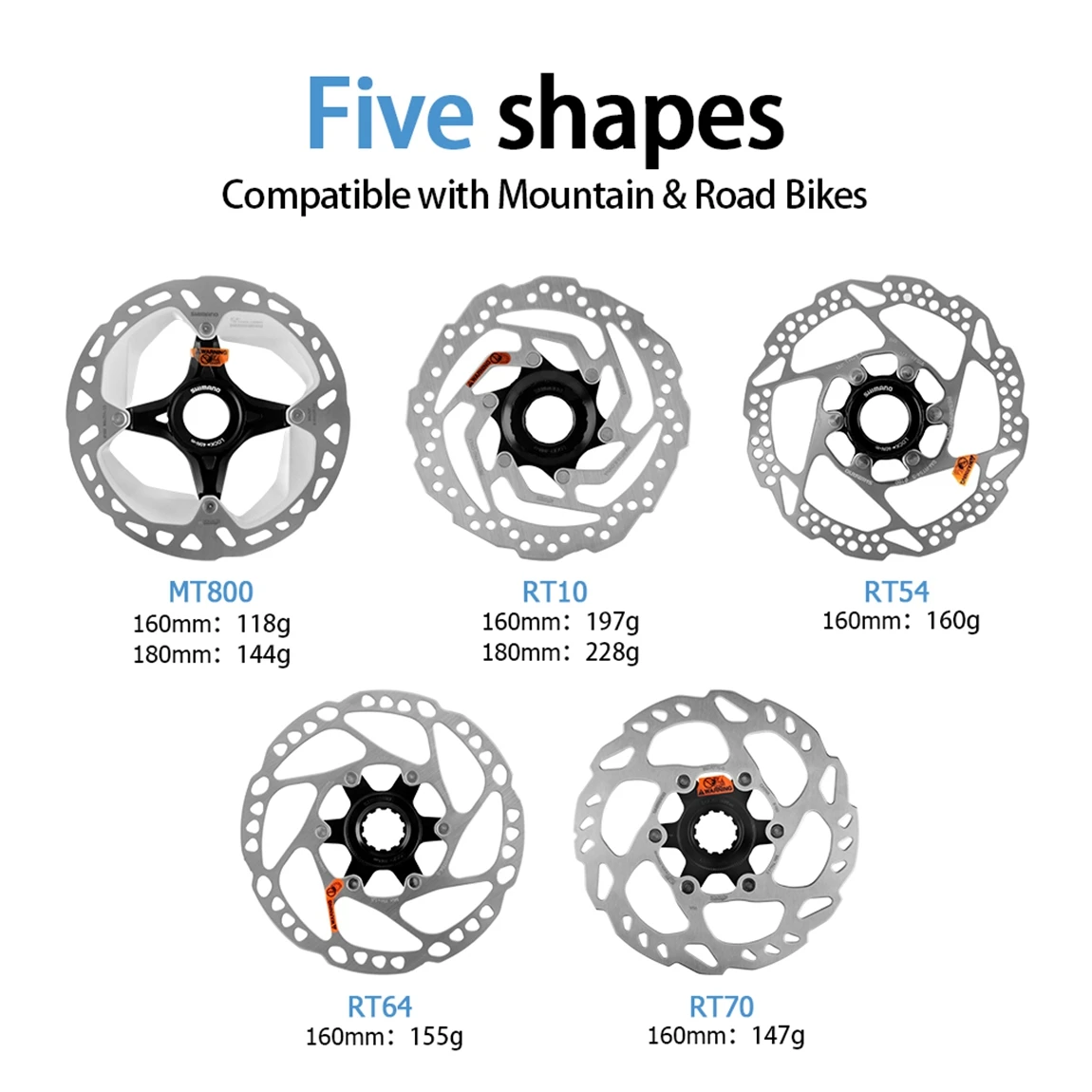 Shimano SLX RT70 Deore XT MT800 CENTER LOCK Bremsscheibe ICE TECHNOLOGIES 160 180mm Rennrad-Bremsscheiben für 105 R7000 R8000 – Detail 4