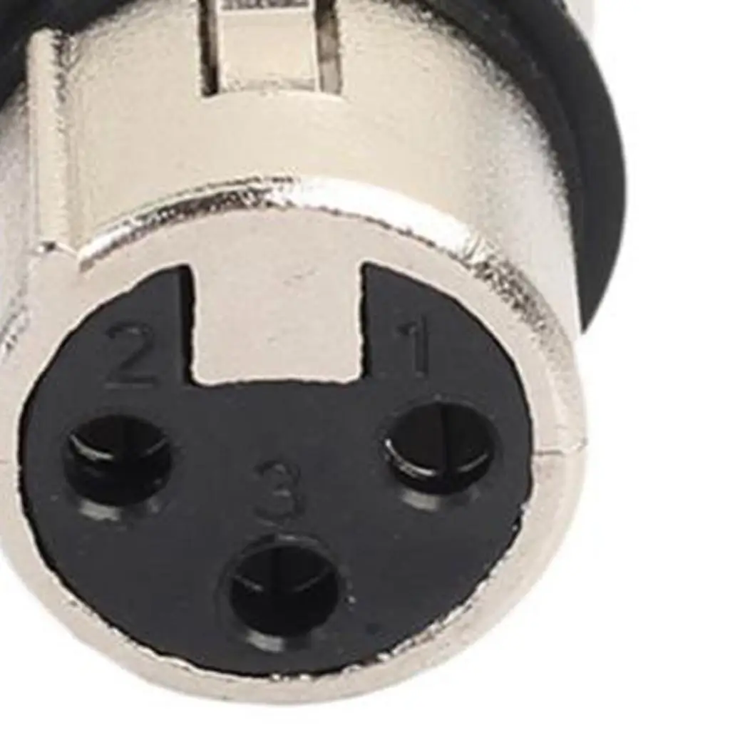 最高級の亜鉛合金マイクアンプアダプター、メスxlr、3ピン