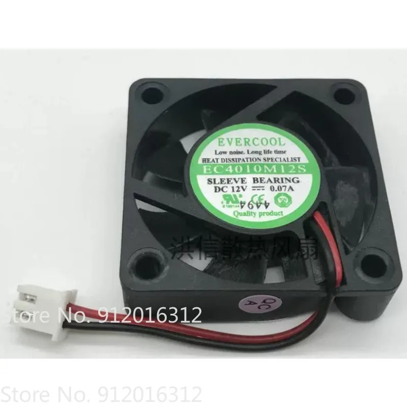 Cooler Fan EVERCOOL 4010 EC4010M12S 12V 0.07A 4cm 40* 40*10MM