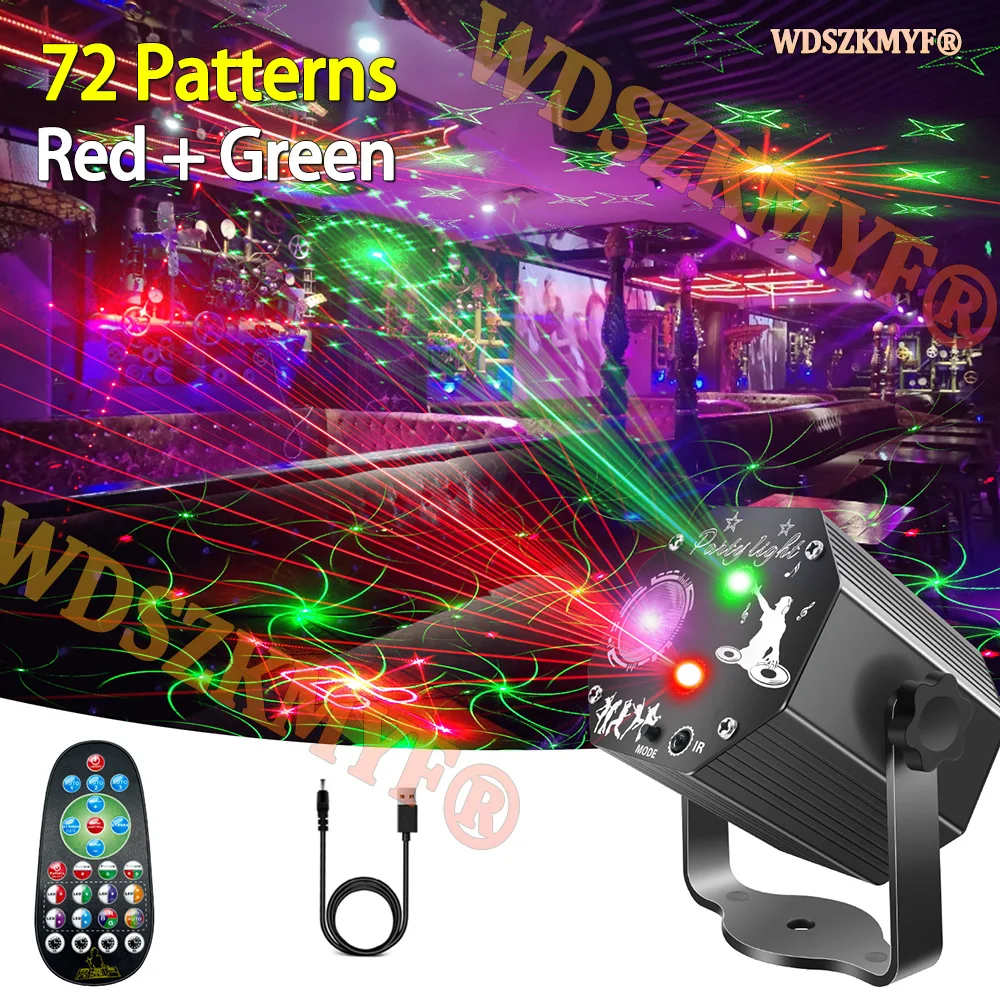 

НОВЫЙ 2 в 1 Мини DJ Дискотека Лазерный RGB Свет Проектор USB Светодиодный Звук Стробоскоп Сценический Эффект Свадьба Рождество Праздничная Вечеринка Лампа
