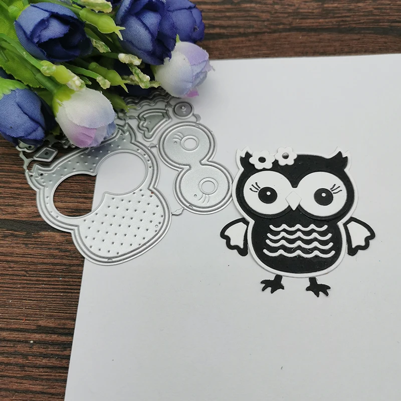 New Owl metal cutting die mould scrapbook decoration embossed photo album decoration card making DIY handicrafts