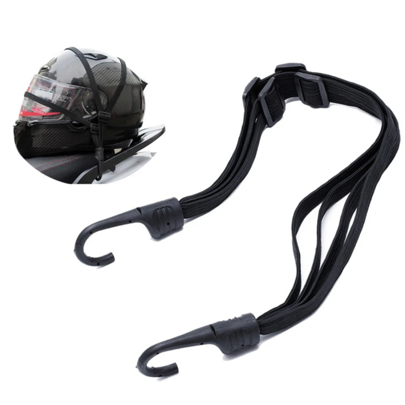 

Universal 60/90cm Motorcycle Luggage Strap Moto Helmet Gears Fixed Elastic Buckle Rope High-Strength Retractable Protective Net