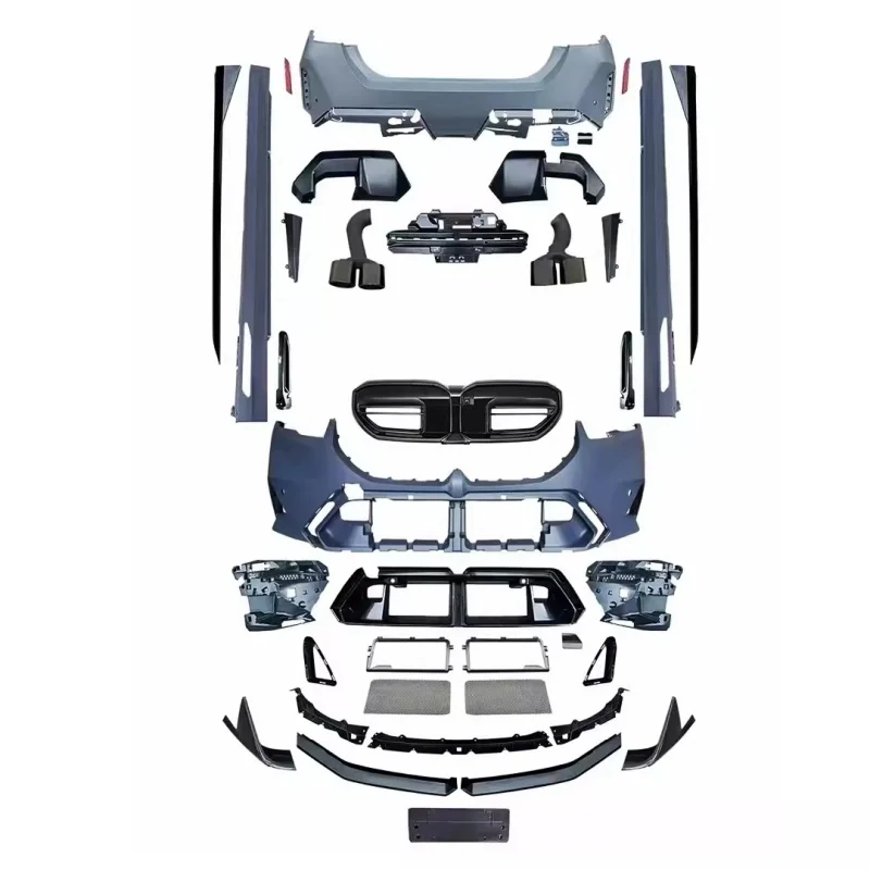 

For BMW 5 Series 2024 2025 modified M5 Front Rear Bumper lip Grille side skirt tail throat unpainted