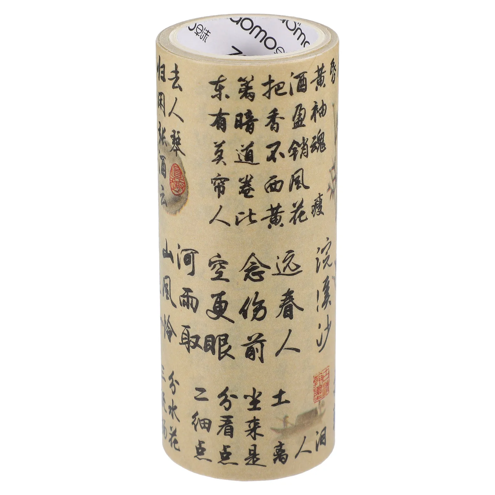 Washi Tape, 1 Rolle, chinesischer Stil, Vintage-Kalligraphie, 10 cm x 3 m, Klebebänder, Schreibwaren, Scrapbook-Zubehör