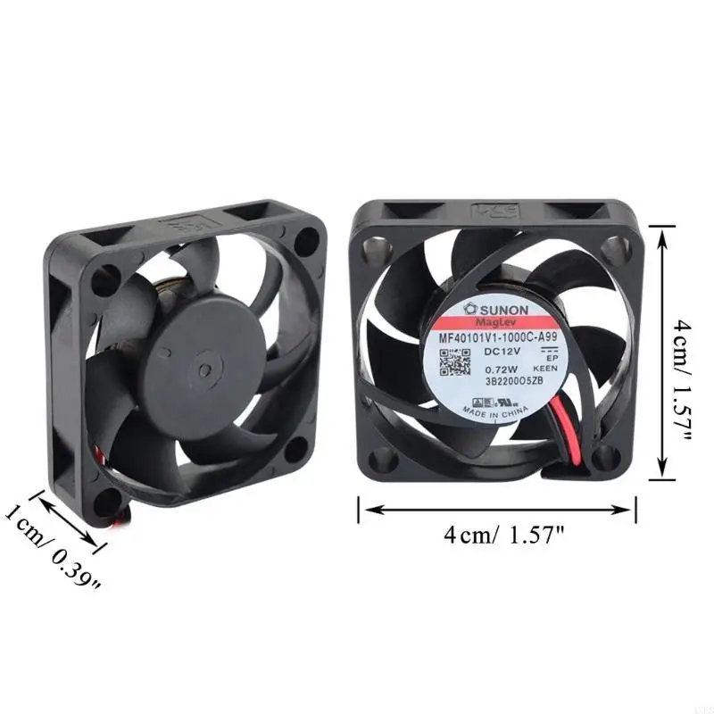 Rolamento hidráulico do ventilador de refrigeração de 40mm para sunon maglev 4010 12v 24v 1.92w impressora 3d cooler radaitor para voron 2.4