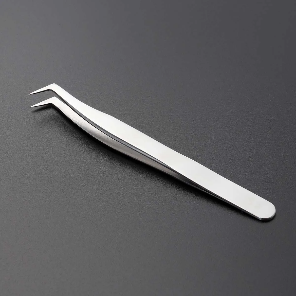 Fake Eyelashes Tweezers Stainless Steel High Precision Lightweight Eyelashes Dedicated Clips for Stage Performance Photo Shoots