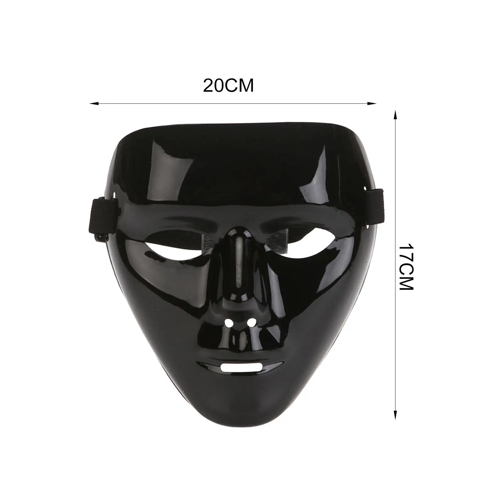 Maskerademasker / Halloween-masker met elastisch touw / volgelaatsmasker / verkleedkleding