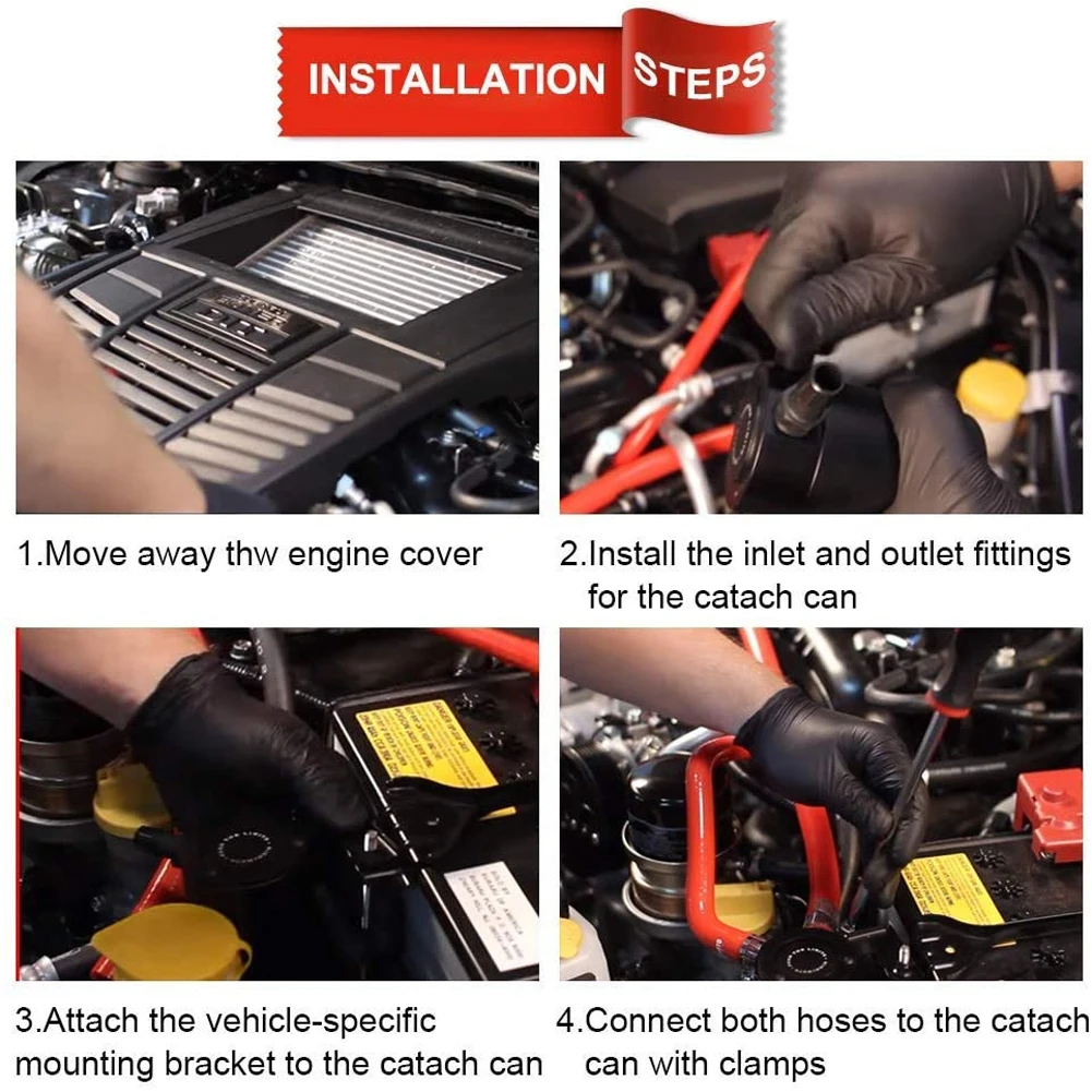 

Универсальный автомобильный маслоотделитель с перегородками, алюминиевый бак-резервуар, 2/3 порта, цилиндрический фильтр для жидкости, воздушно-масляный сепаратор