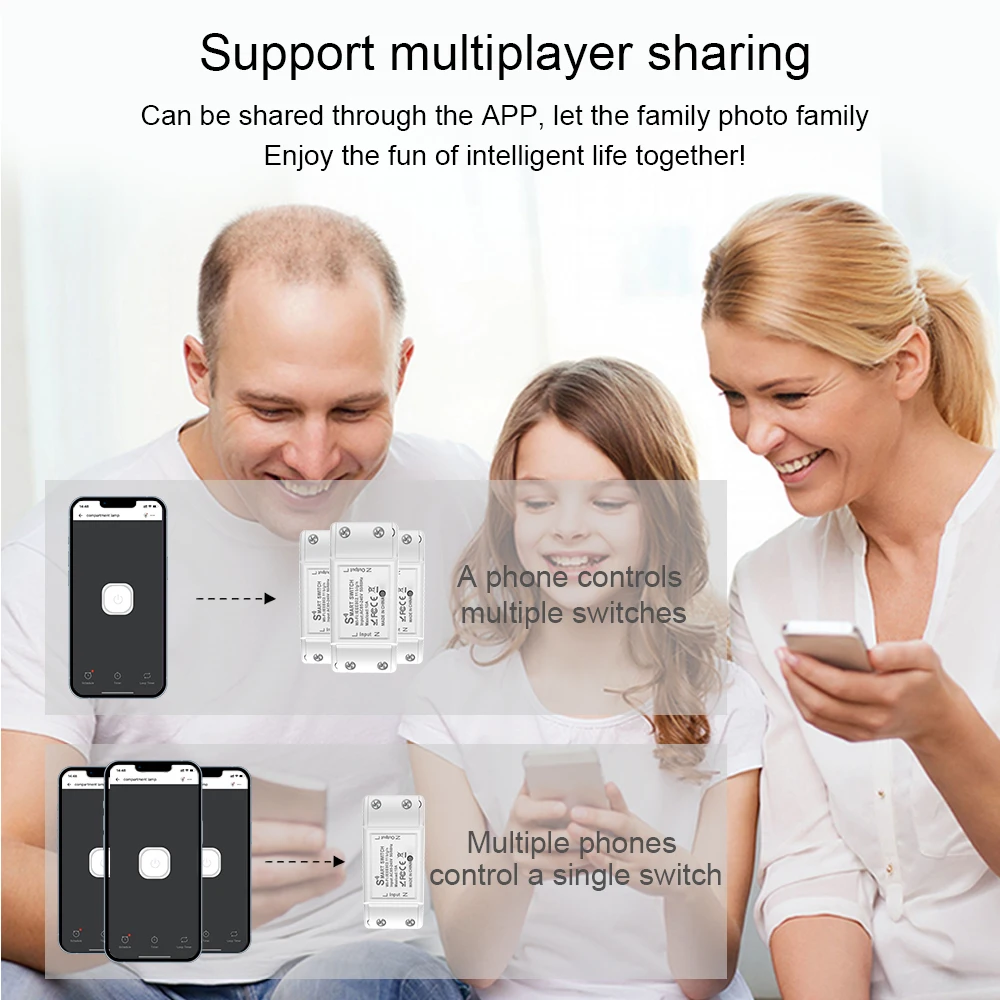 Picture 7: Tuya WiFi Smart Life LED Light Switch APP Wireless Controller Universal Circuit Breaker Timer Alexa Accessories