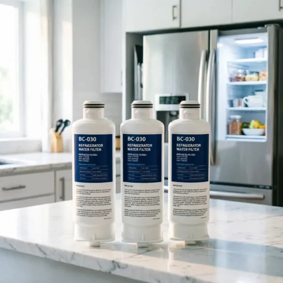 

Refrigerator Water Filter Replacement 3 Pack for RF28R7201SR, RF28R7351SG, WD-F45, RF23M8070SG, RWF4200A