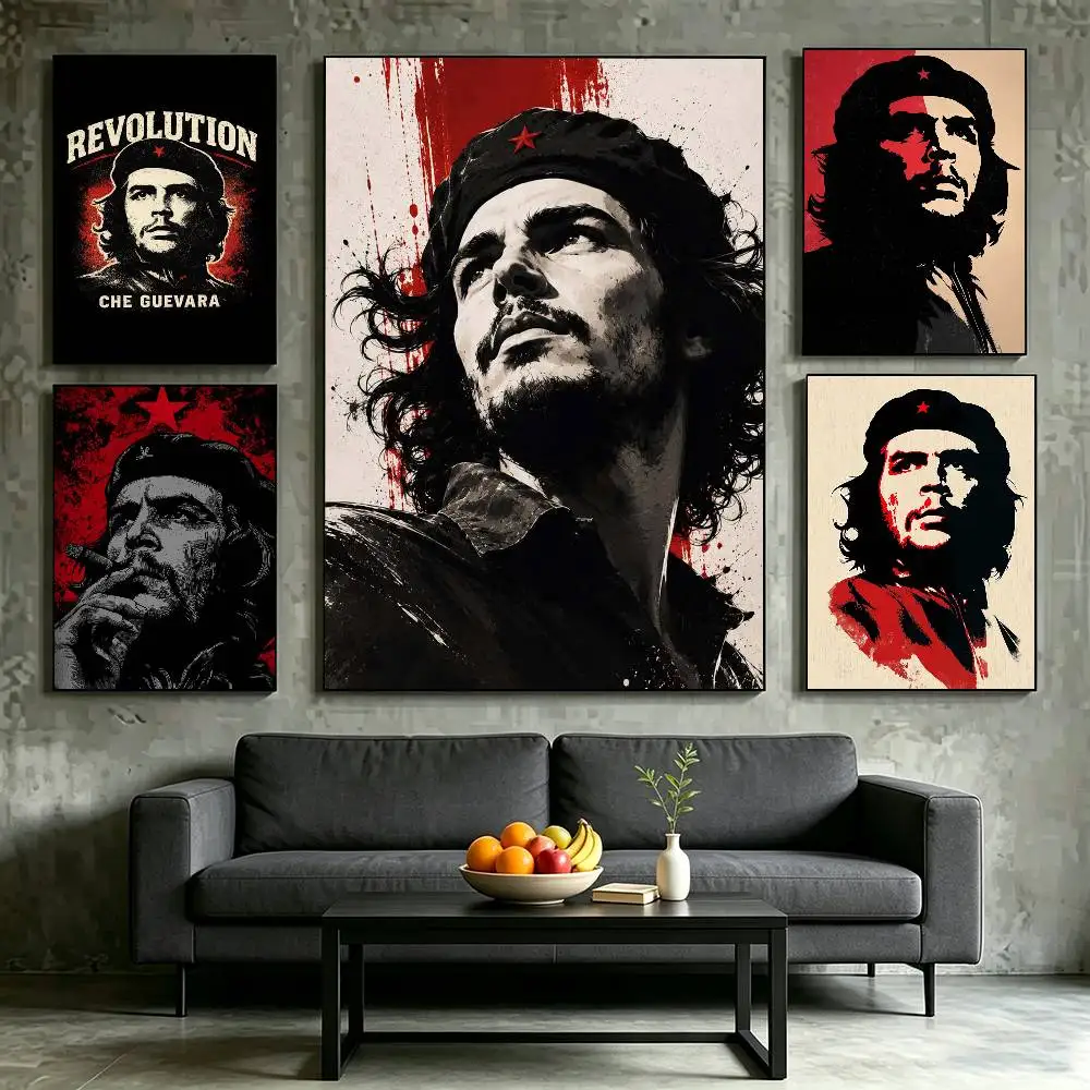C-Che G-Guevara Freedom Poster Waterproof Wall Art Sticker For Bar Living Room Vintage Decor High Quality Print Gift