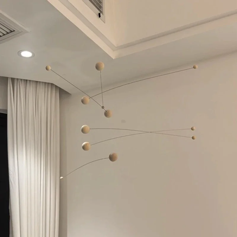 Creative Balance Pendant Hanging Wind Chime Ornament Mobile Balance Pendant Living Room Nordic Minimal Home Decor Office Crafts