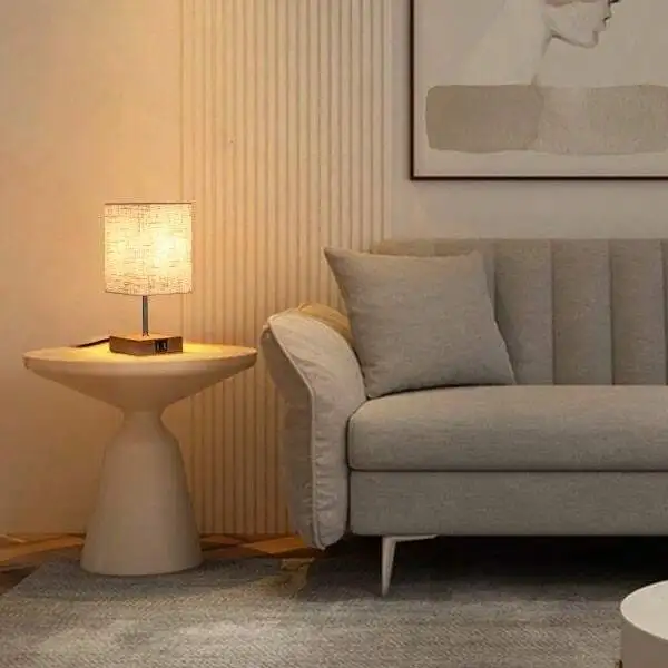 مصباح مكتبي LED، مصابيح بجانب السرير، مصباح طاولة قابل للتعتيم مع USB ومنفذ من النوع C، شحن سريع، ضوء القراءة، حماية العين