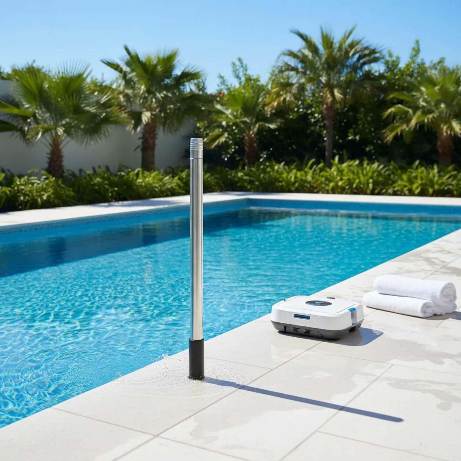 Pool Robot Hook Easy Assembly Robotic Pool Cleaner Hook Outdoor Supply Long Reach Universal Compatibility