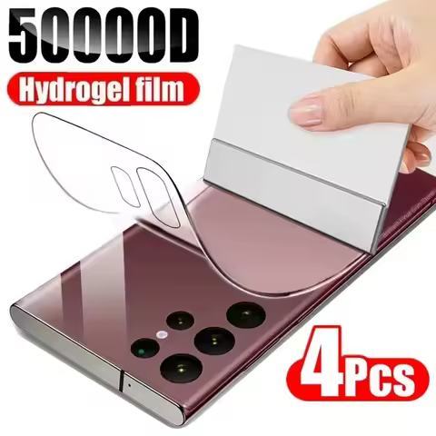 4Pcs Back Film Hydrogel Film For Samsung Galaxy S22 S21 S23 S24 Ultra Plus FE For Samsung Note 10 20 Ultra Plus Screen Protector