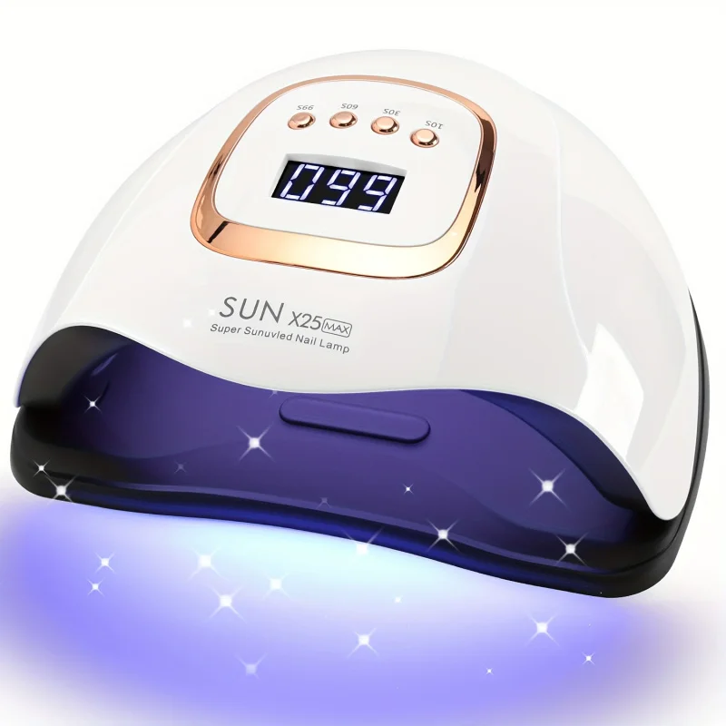 ProfessionalUV LEDNail Lamp Dryer 81PieceLEDLamp Beads Automatic Sensor Function 4Timing Settings Quickly complete gel manicure