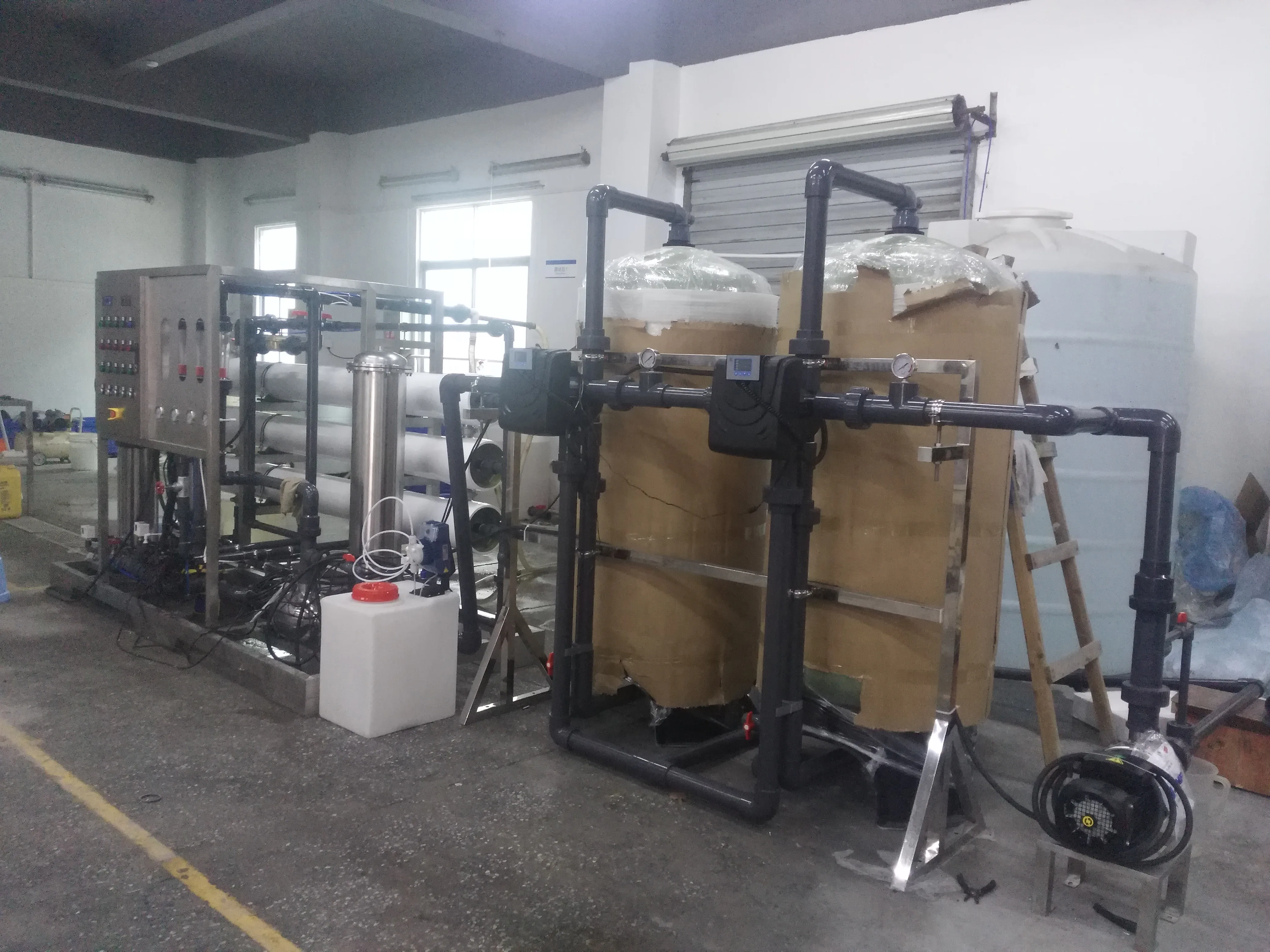 5 Ton/hour Reverse Osmosis System RO Plant For Agriculture Irrigation Salt Water Purification System RO Desalination Machine