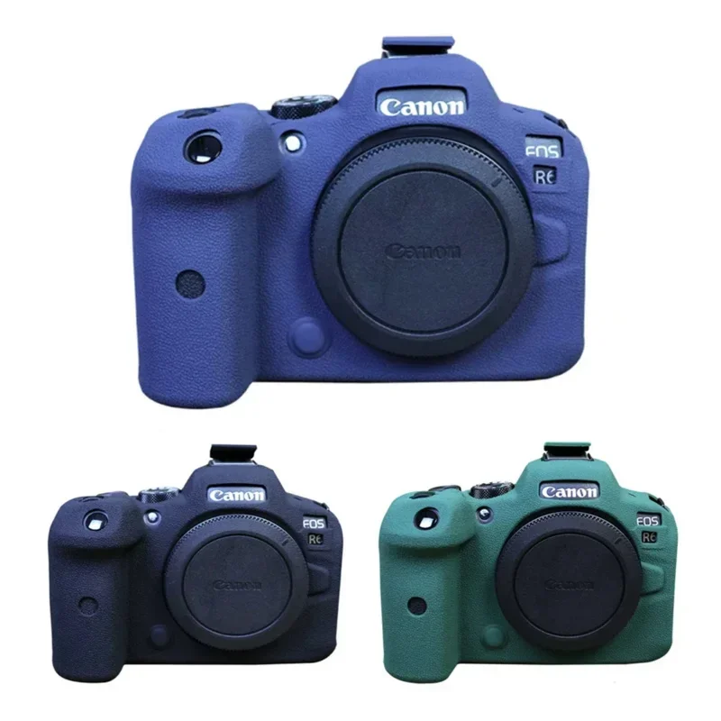 For Canon EOS R6 Mark II 2 Silicone Case Dustproof Scratchproof Soft Camera Cover Bag R6II Anti-skid Skin Accessory