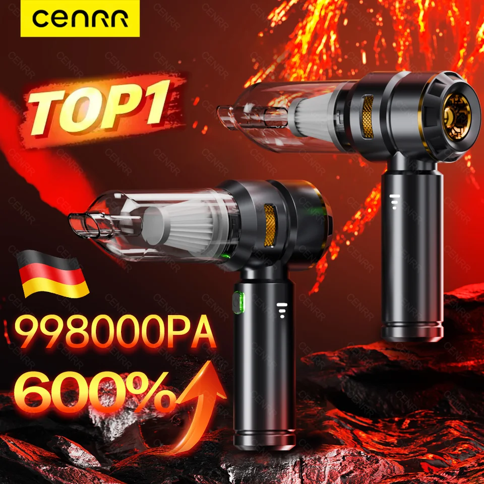 CENRR 998000 PA 자동차 진공 청소기 자동차 무선 청소기 로봇 자동차 액세서리에 대 한 강력한 휴대용 휴대용 진공 청소기
