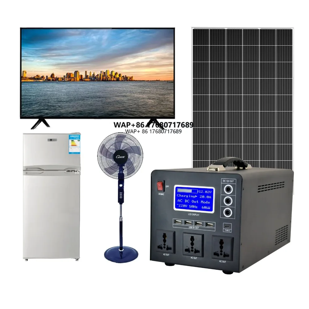 

Portable Electric Solar Generator 1000W 110V 220V Battery Power Generator Station Solar Energy System Battery