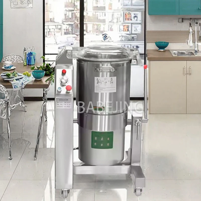 Portable Mobile Food Chopper Commercial Heavy Duty Meat Grinder Multifunctional Stuffing Blending Machine