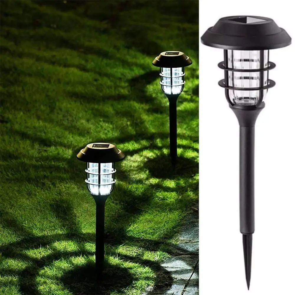 Solar Powered Solar Lawn Lights Warm Light Soft Light Landscape Lights Energy Saving Easy Installation Ground Plug Lights