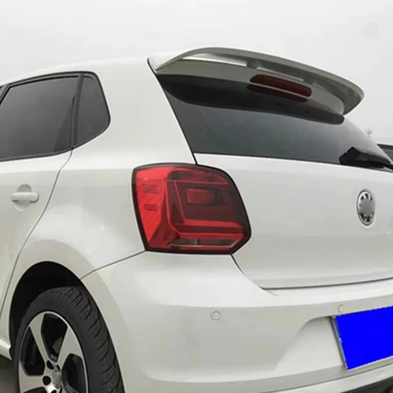 

For Volkswagen Polo MK5 rear trunk lid spoiler fender carbon black sports modification parts 2011 2012 2013 2014 2015 2016 2018